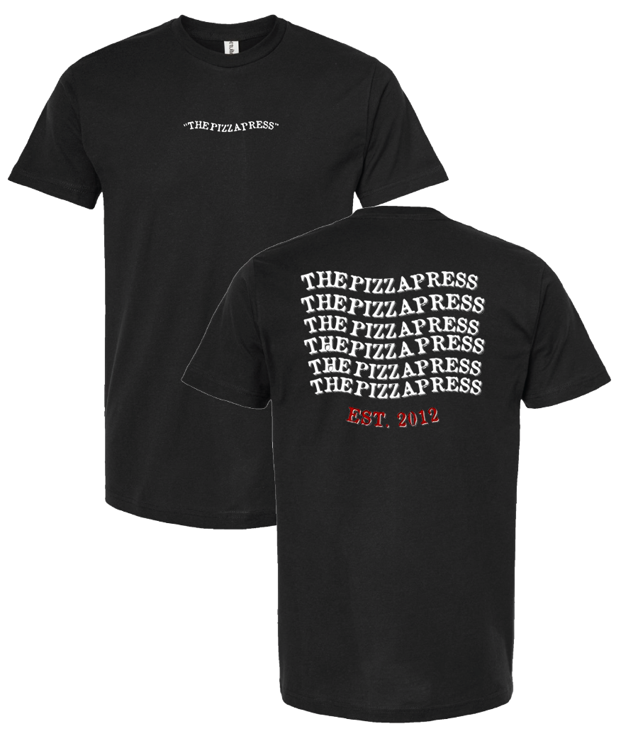 The Pizza Press - Wavy Tee - Red
