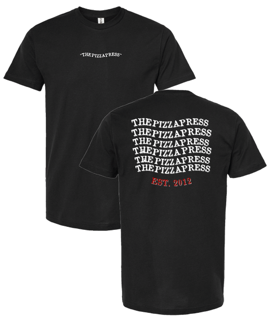The Pizza Press - Wavy Tee - Red