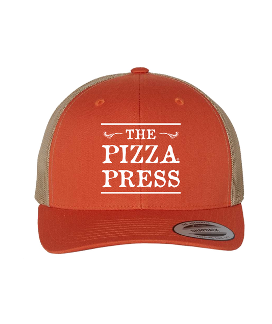 Pizza Press Texas - 6606 Classic Trucker Snapback (Orange)